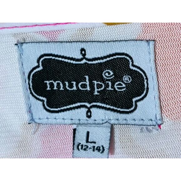 Mud Pie Mod Hot Pink Orange Mini Dress 1970s Light Dress Large 12/14 - Picture 9 of 9